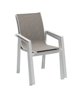 Fauteuil De Jardin Pavane - Aluminium Et Texaline - Blanc Et Noisette 13 Fauteuil De Jardin Pavane - Aluminium Et Texaline - Blanc Et Noisette -Petit Coin Vert Magasin fauteuil de jardin pavane aluminium et texaline 4