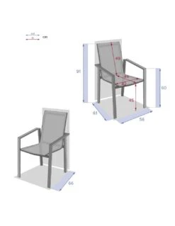 Fauteuil De Jardin Pavane - Aluminium Et Texaline - Blanc Et Noisette 15 Fauteuil De Jardin Pavane - Aluminium Et Texaline - Blanc Et Noisette -Petit Coin Vert Magasin fauteuil de jardin pavane aluminium et texaline 6