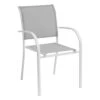 Fauteuil De Jardin Piazza - Aluminium Blanc - Galet / Blanc -Petit Coin Vert Magasin fauteuil de jardin piazza aluminium blanc galet blanc