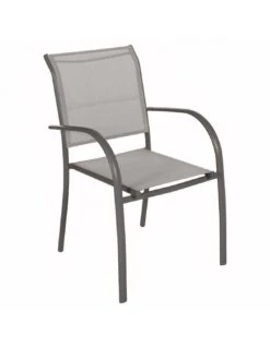 Fauteuil De Jardin Piazza - Aluminium Tonka - Noisette / Tonka