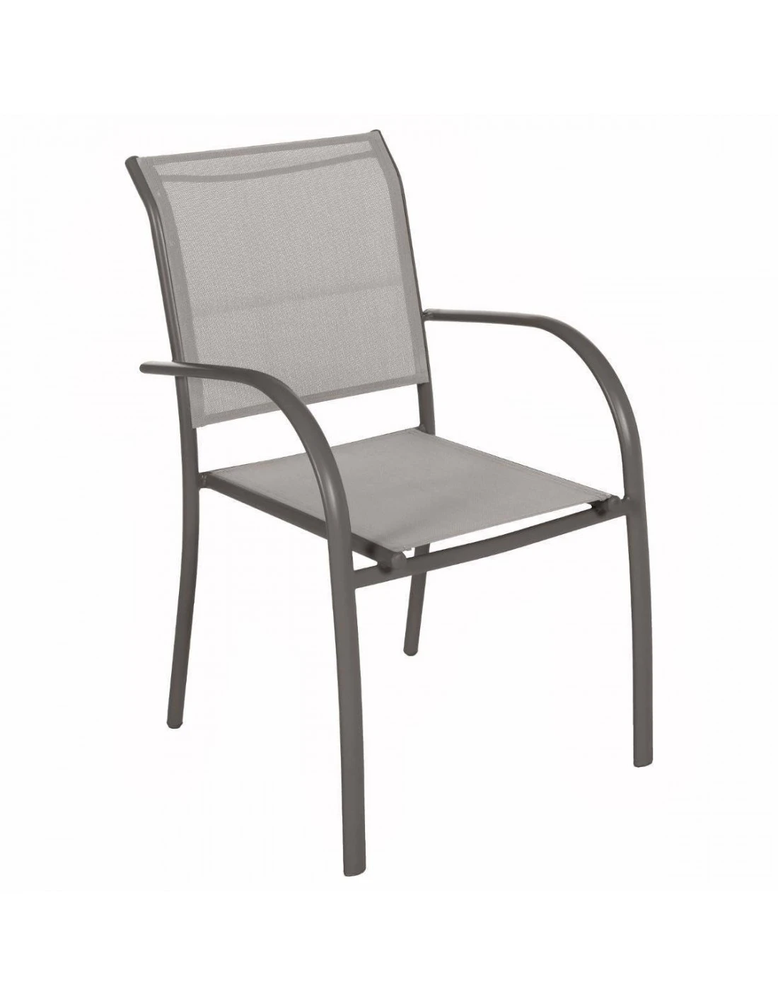Fauteuil De Jardin Piazza - Aluminium Tonka - Noisette / Tonka 3 Fauteuil De Jardin Piazza - Aluminium Tonka - Noisette / Tonka