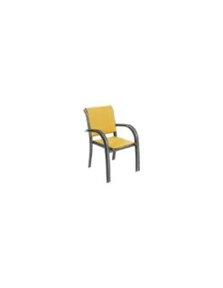 Fauteuil De Jardin Piazza Empilable - Aluminium Graphite - Graphite / Moutarde 7 Fauteuil De Jardin Piazza Empilable - Aluminium Graphite - Graphite / Moutarde -Petit Coin Vert Magasin fauteuil de jardin piazza empilable aluminium graphite graphite moutarde 1