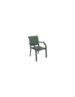 Fauteuil De Jardin Piazza Empilable - Aluminium Graphite - Graphite / Olive 7 Fauteuil De Jardin Piazza Empilable - Aluminium Graphite - Graphite / Olive -Petit Coin Vert Magasin fauteuil de jardin piazza empilable aluminium graphite graphite olive 1