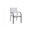 Fauteuil De Jardin Tosca En Aluminium Et Textilène - Gris Chiné -Petit Coin Vert Magasin fauteuil de jardin tosca aluminium et textilene mwh 3