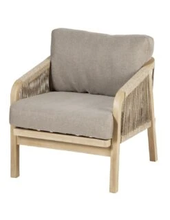 Fauteuil De Salon De Jardin Papouasie - Bois D'acacia