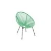 Fauteuil De Terrasse Rio Avec Cordage Plastique - Grey / Amande 1 Fauteuil De Terrasse Rio Avec Cordage Plastique - Grey / Amande -Petit Coin Vert Magasin fauteuil de terrasse rio avec cordage plastique