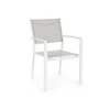 Fauteuil Empilable - Aluminium Blanc Cloud -Petit Coin Vert Magasin fauteuil empilable aluminium blanc cloud