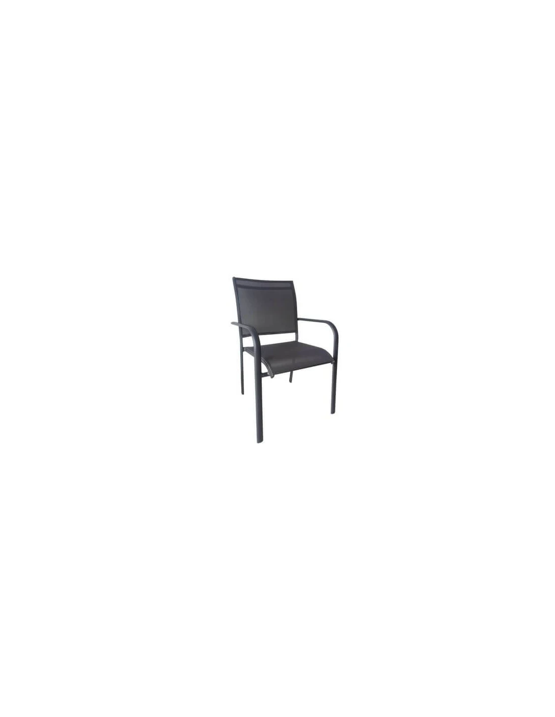Fauteuil Empilable ELEGANCE - Aluminium Et TPEP - Graphite / Graphite 3 Fauteuil Empilable ELEGANCE - Aluminium Et TPEP - Graphite / Graphite