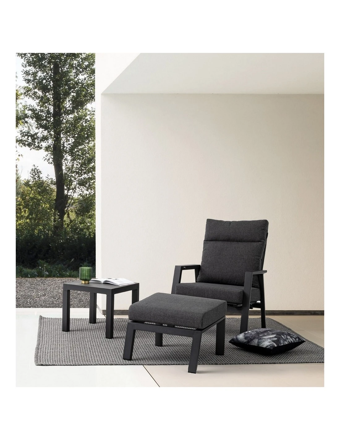 Fauteuil Inclinable Kledi Anthracite 3 Fauteuil Inclinable Kledi Anthracite