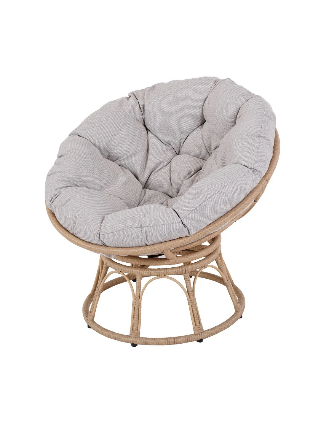 Fauteuil LOVE Pivotant En Aluminium Et Résine 3 Fauteuil LOVE Pivotant En Aluminium Et Résine