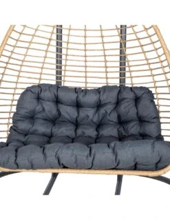 Fauteuil œuf Suspendu AJAR Ardoise 2 Places -Petit Coin Vert Magasin fauteuil oeuf suspendu ajar ardoise 2 places 2