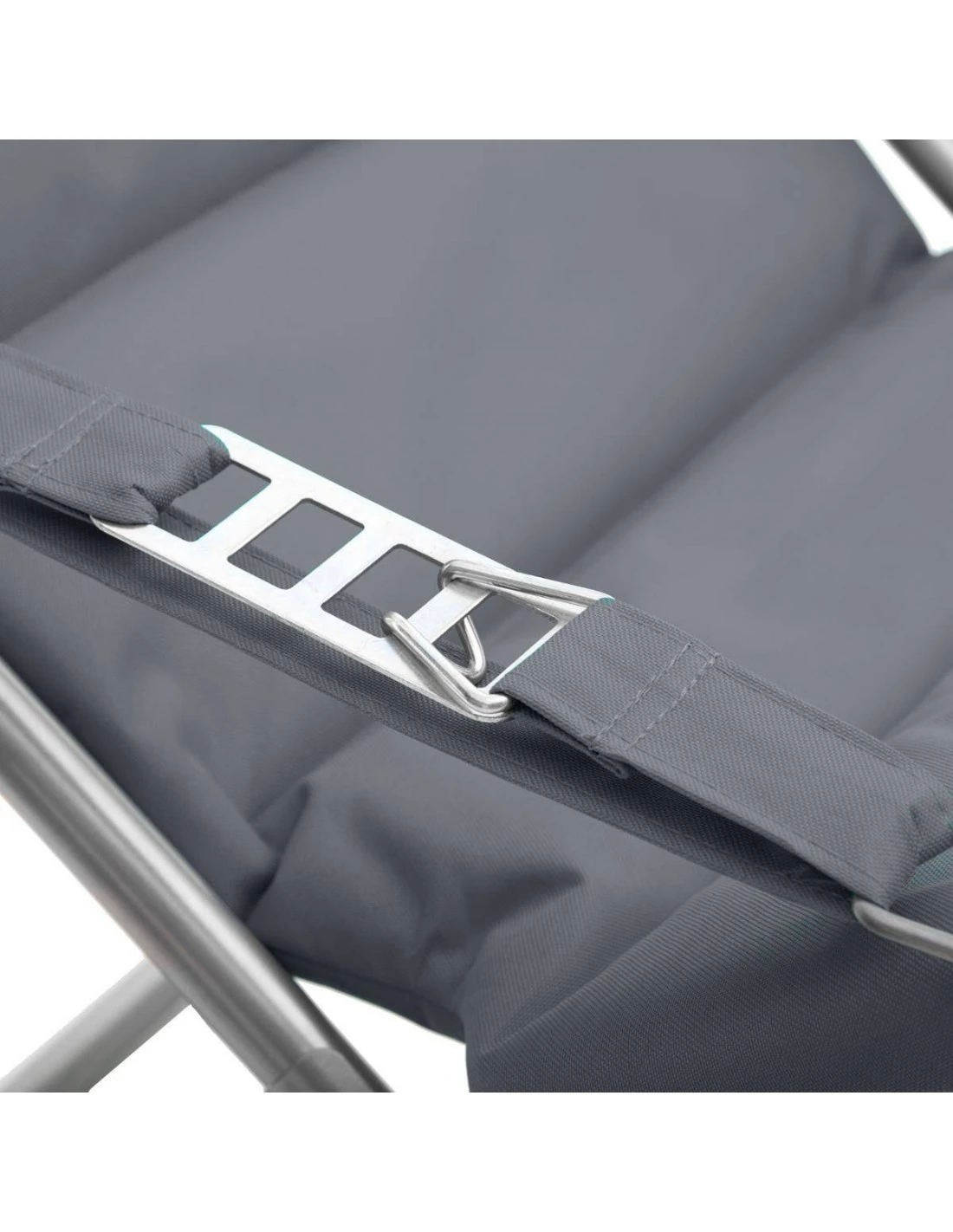 Fauteuil Relax De Jardin MILOS - Assise Matelassée - Ardoise 5 Fauteuil Relax De Jardin MILOS - Assise Matelassée - Ardoise – Image 3