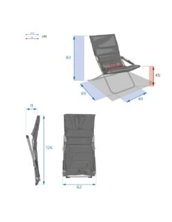 Fauteuil Relax De Jardin MILOS - Assise Matelassée - Taupe 11 Fauteuil Relax De Jardin MILOS - Assise Matelassée - Taupe -Petit Coin Vert Magasin fauteuil relax de jardin milos assise matelassee taupe 4