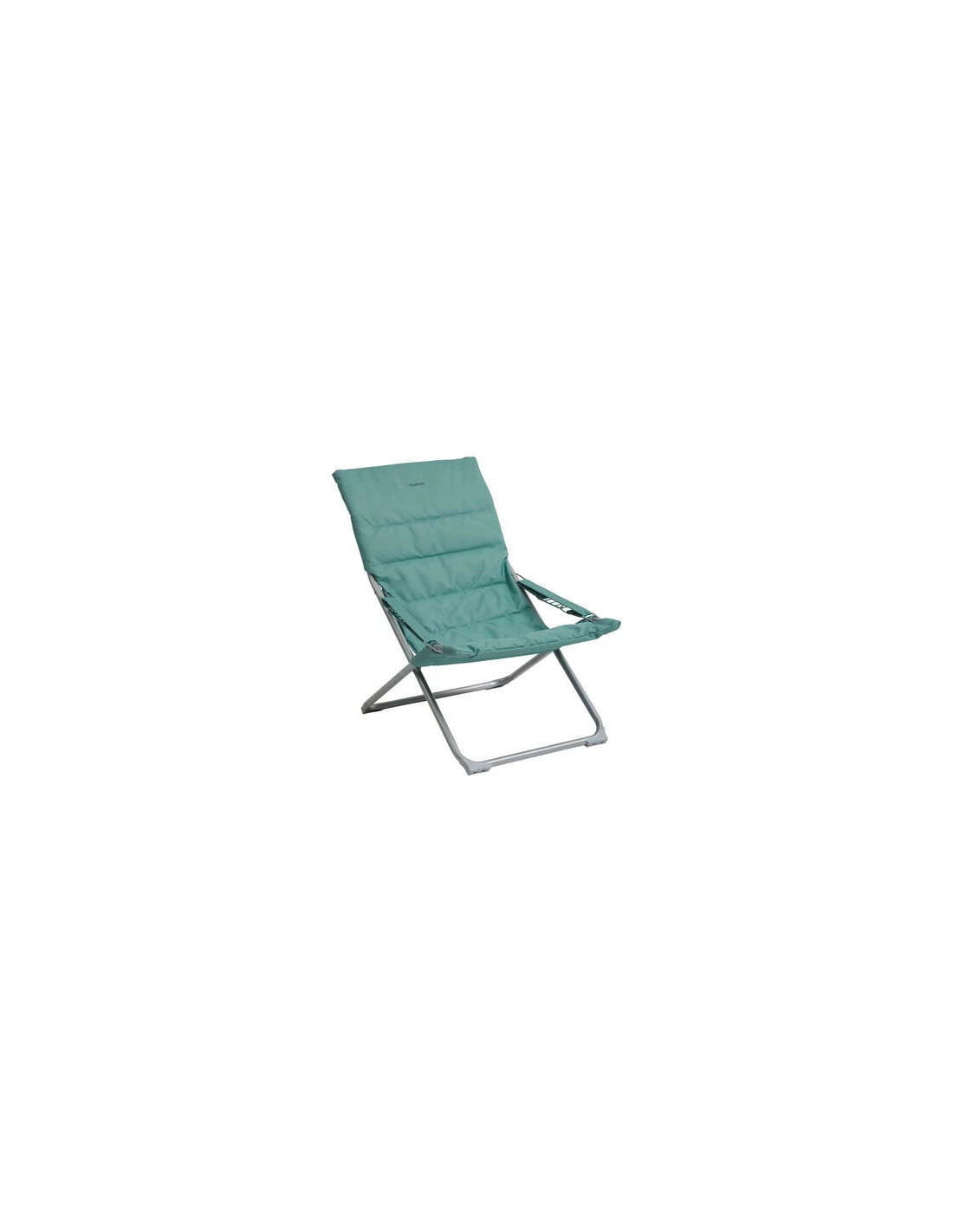 Fauteuil Relax De Jardin MILOS - Assise Matelassée - Vert Jade 3 Fauteuil Relax De Jardin MILOS - Assise Matelassée - Vert Jade