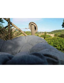 Fauteuil Suspendu Banana Leaf - Graphite / Naturel Et Gris -Petit Coin Vert Magasin fauteuil suspendu banana leaf graphite naturel et gris 3