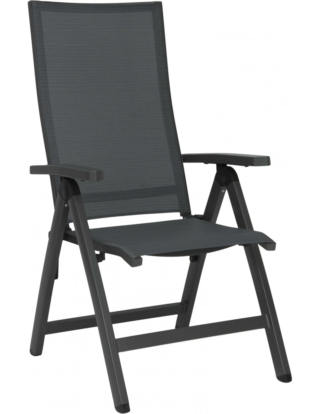 Fauteuil Pliant Top Multipositions Aluminium Anthracite Textilène Carbone 3 Fauteuil Pliant Top Multipositions Aluminium Anthracite Textilène Carbone