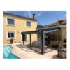 Fermeture PVC Droite Pour Pergola Adossée AZURA 1 Fermeture PVC Droite Pour Pergola Adossée AZURA -Petit Coin Vert Magasin fermeture pvc droite pour pergola adossee azura