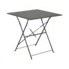 Guéridon Cuba Carré 70x70 Cm - Acier époxy - Gris 1 Guéridon Cuba Carré 70x70 Cm - Acier époxy - Gris -Petit Coin Vert Magasin gueridon cuba carre 70x70 cm acier epoxy 5
