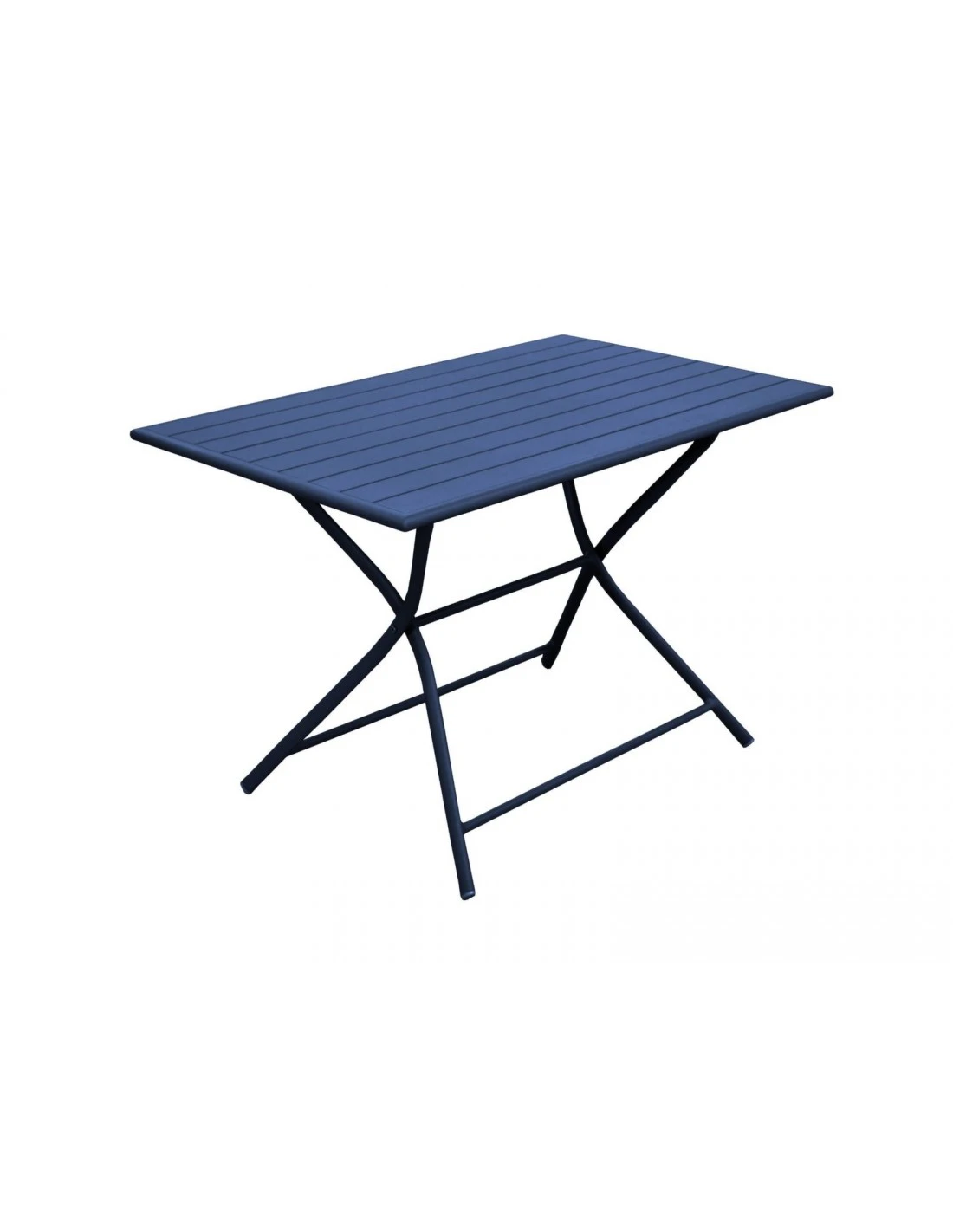 Guéridon Pliant Globe 110x70 Cm - Bleu 4 Guéridon Pliant Globe 110x70 Cm - Bleu – Image 2