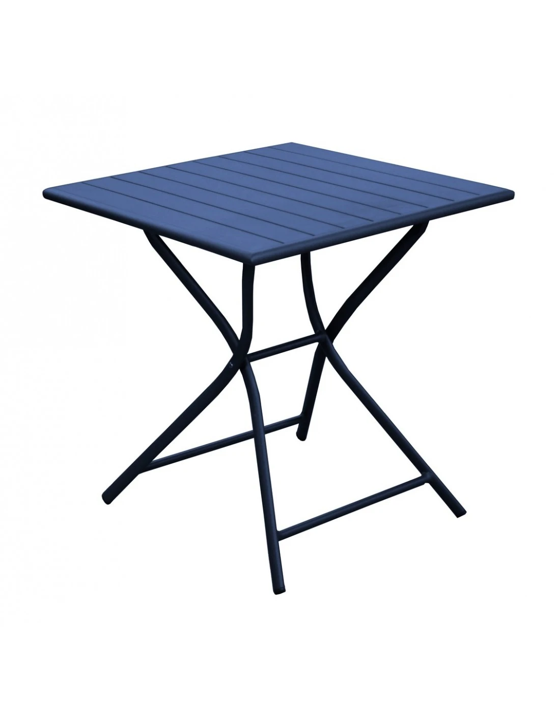 Guéridon Pliant Globe 70x70 Cm - Coloris Au Choix - Bleu 3 Guéridon Pliant Globe 70x70 Cm - Coloris Au Choix - Bleu