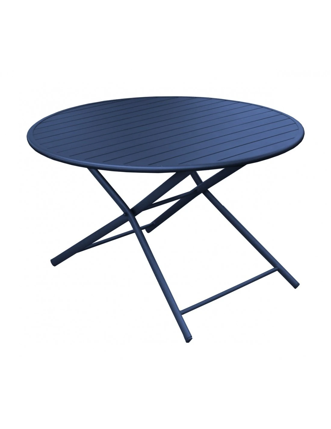 Guéridon Pliant Globe Ø120 Cm - Aluminium Coloris Au Choix - Bleu 3 Guéridon Pliant Globe Ø120 Cm - Aluminium Coloris Au Choix - Bleu