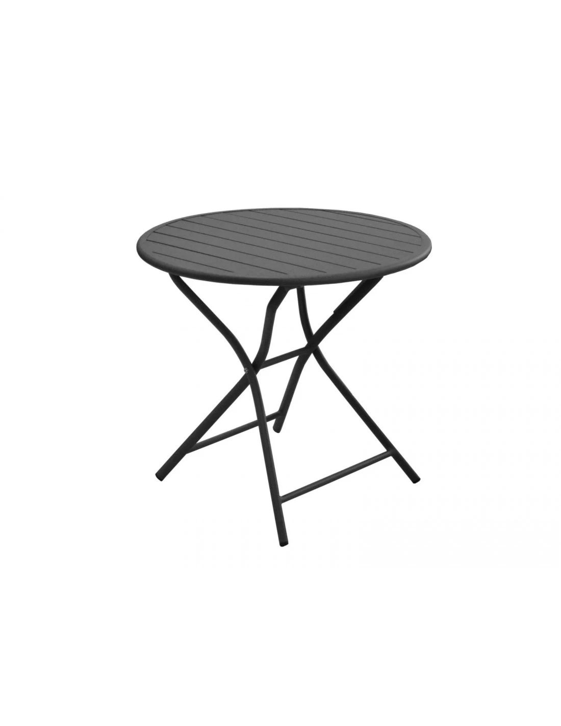 Guéridon Pliant Globe Ø80 Cm En Aluminium - Graphite 3 Guéridon Pliant Globe Ø80 Cm En Aluminium - Graphite