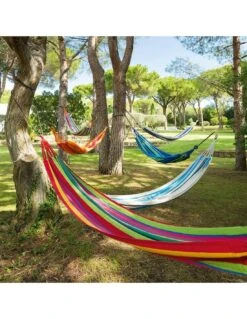 Hamac De Jardin Yaqui - L.200 X P.80 Cm - Multicolore Rayé Blanc 6 Hamac De Jardin Yaqui - L.200 X P.80 Cm - Multicolore Rayé Blanc -Petit Coin Vert Magasin hamac de jardin yaqui l200 x p80 cm multicolore raye blanc 1