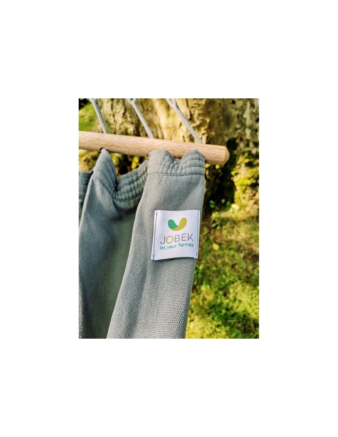 Hamac Kolor L.200 X P.100 Cm - Jobek - Anthracite 4 Hamac Kolor L.200 X P.100 Cm - Jobek - Anthracite – Image 2