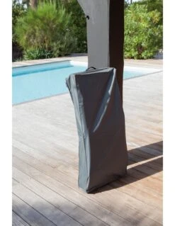 Housse De Chaise Pliante En Polyester Gris