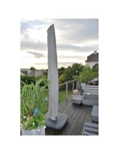Housse De Parasol Déporté MWH 3x3 Avec Tuteur -Petit Coin Vert Magasin housse de parasol deporte mwh 3x3 avec tuteur 2