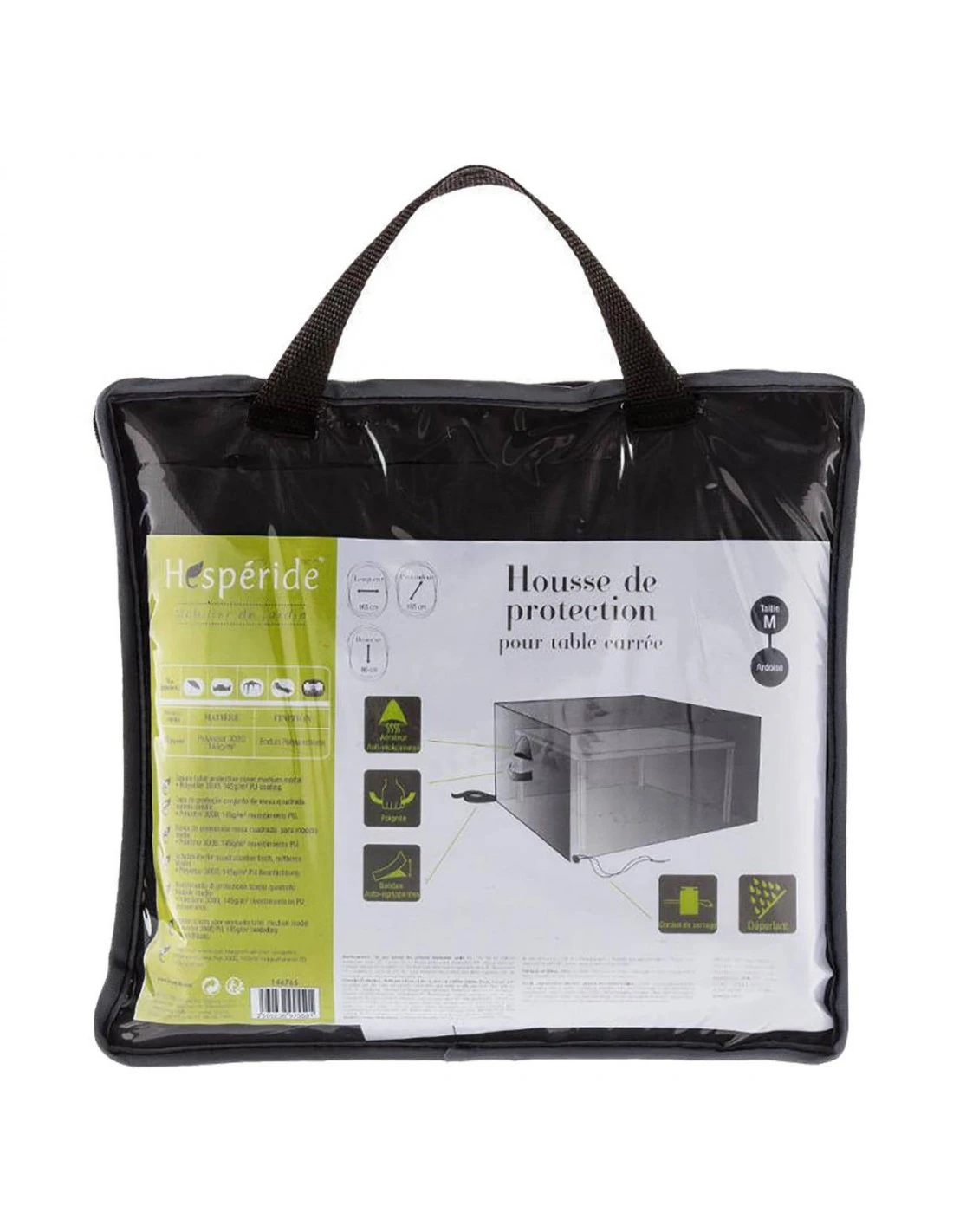 Housse Pour Table Carrée Taille M - L.165 X P.165 X H.80 Cm 3 Housse Pour Table Carrée Taille M - L.165 X P.165 X H.80 Cm