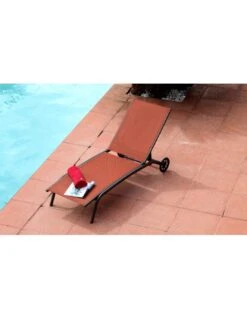 Lit De Soleil Celio En Aluminium Grey - Grey / Paprika -Petit Coin Vert Magasin lit de soleil celio aluminium grey toile au choix 11