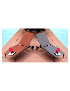 Lit De Soleil Celio En Aluminium Grey - Grey / Paprika -Petit Coin Vert Magasin lit de soleil celio aluminium grey toile au choix 12