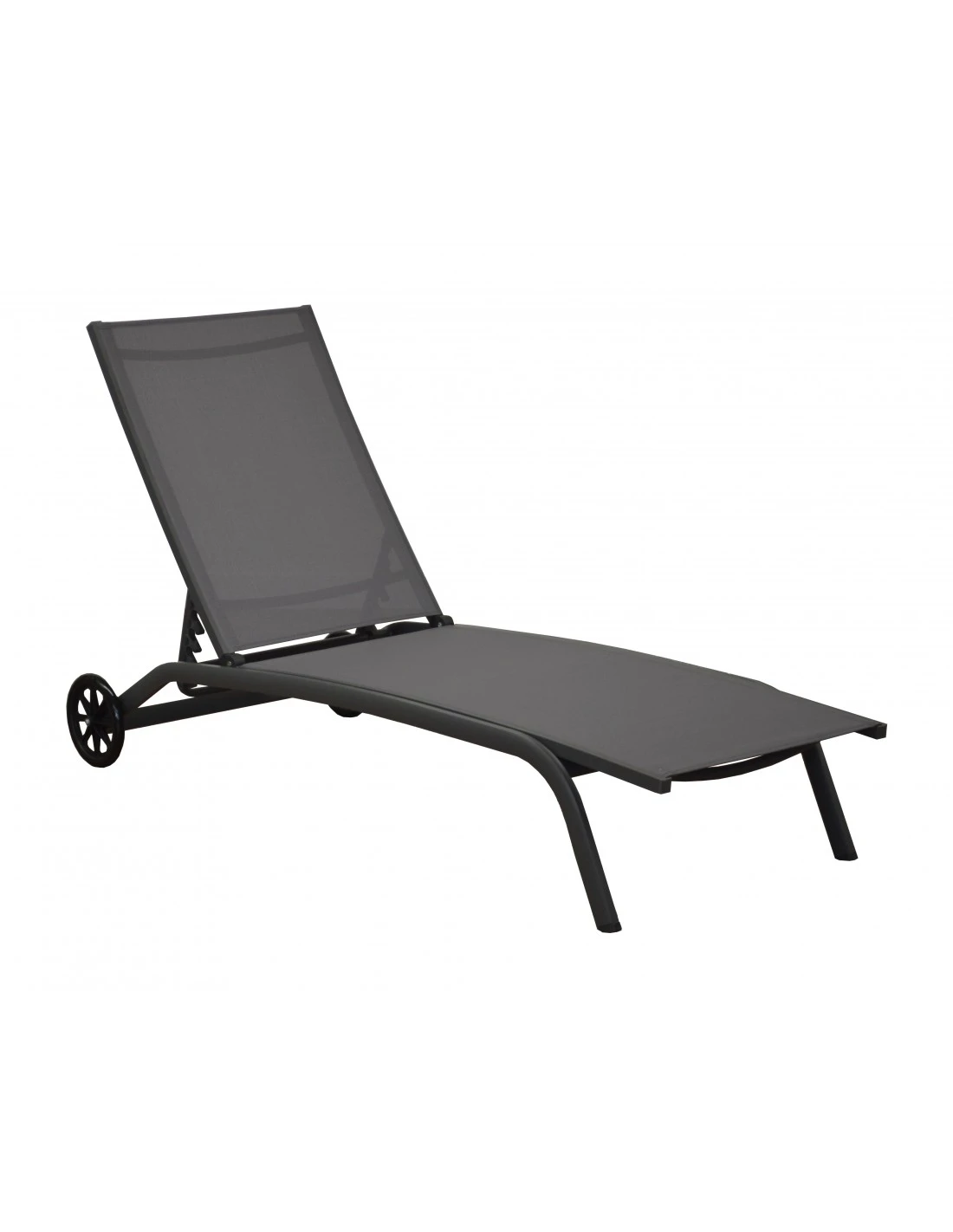 Lit De Soleil Celio En Aluminium Grey - Grey / Gris 3 Lit De Soleil Celio En Aluminium Grey - Grey / Gris