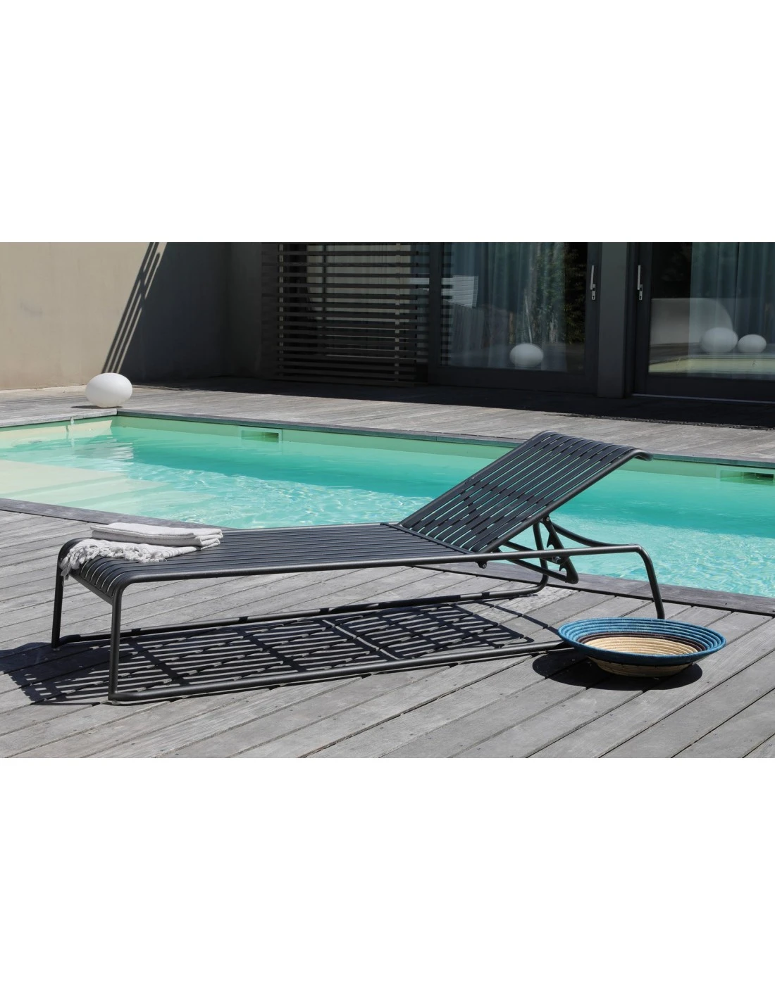 Lit De Soleil Vero - Aluminium - Bleu 6 Lit De Soleil Vero - Aluminium - Bleu – Image 4