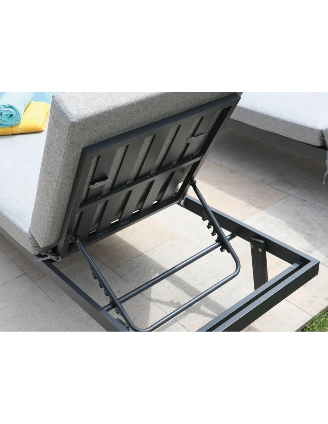 Lounge/Lit Modulo En Aluminium Graphite 15 Lounge/Lit Modulo En Aluminium Graphite – Image 13