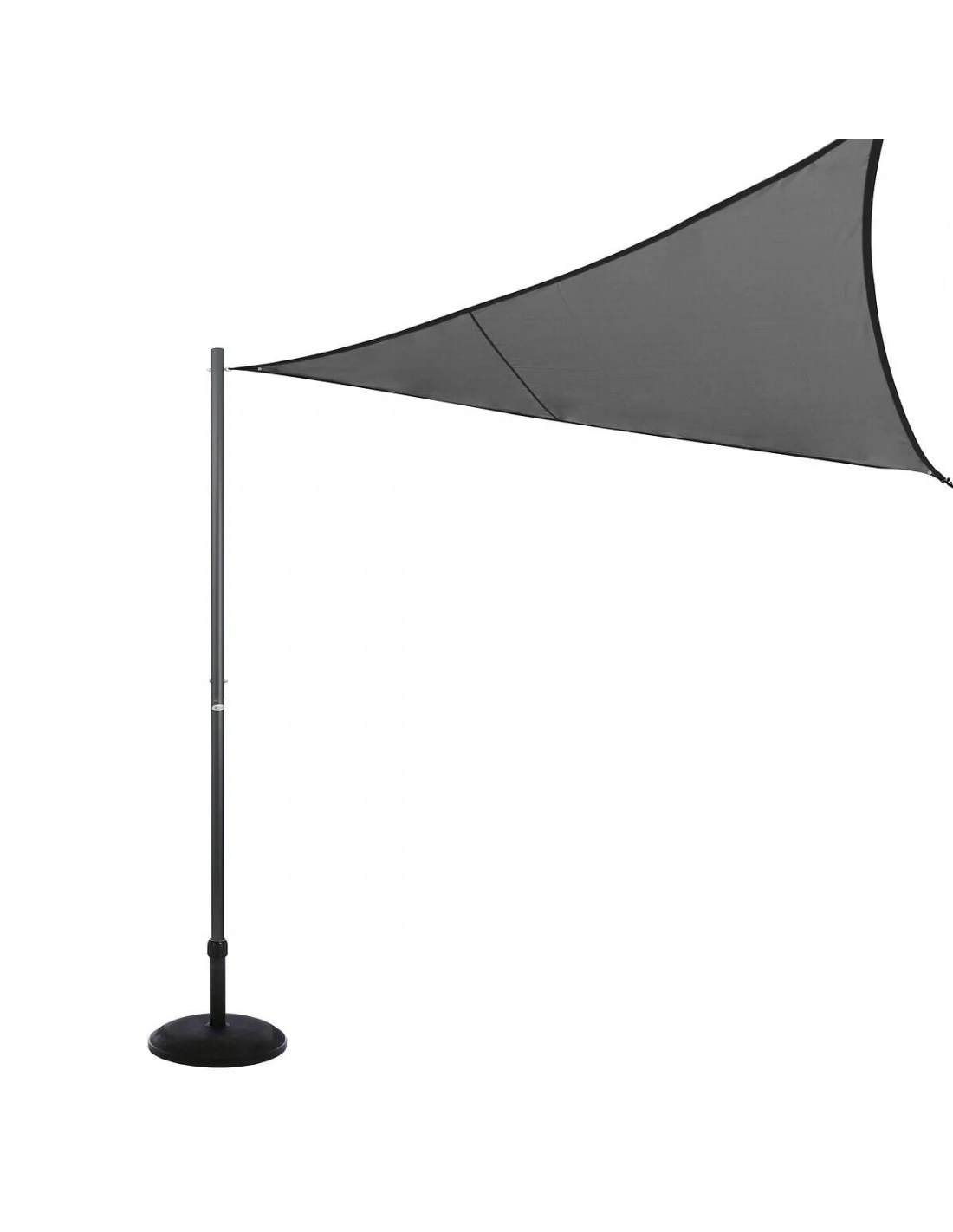 Mât De Fixation Pour Voile D'ombrage H.2,55 M - Graphite 7 Mât De Fixation Pour Voile D'ombrage H.2,55 M - Graphite – Image 5