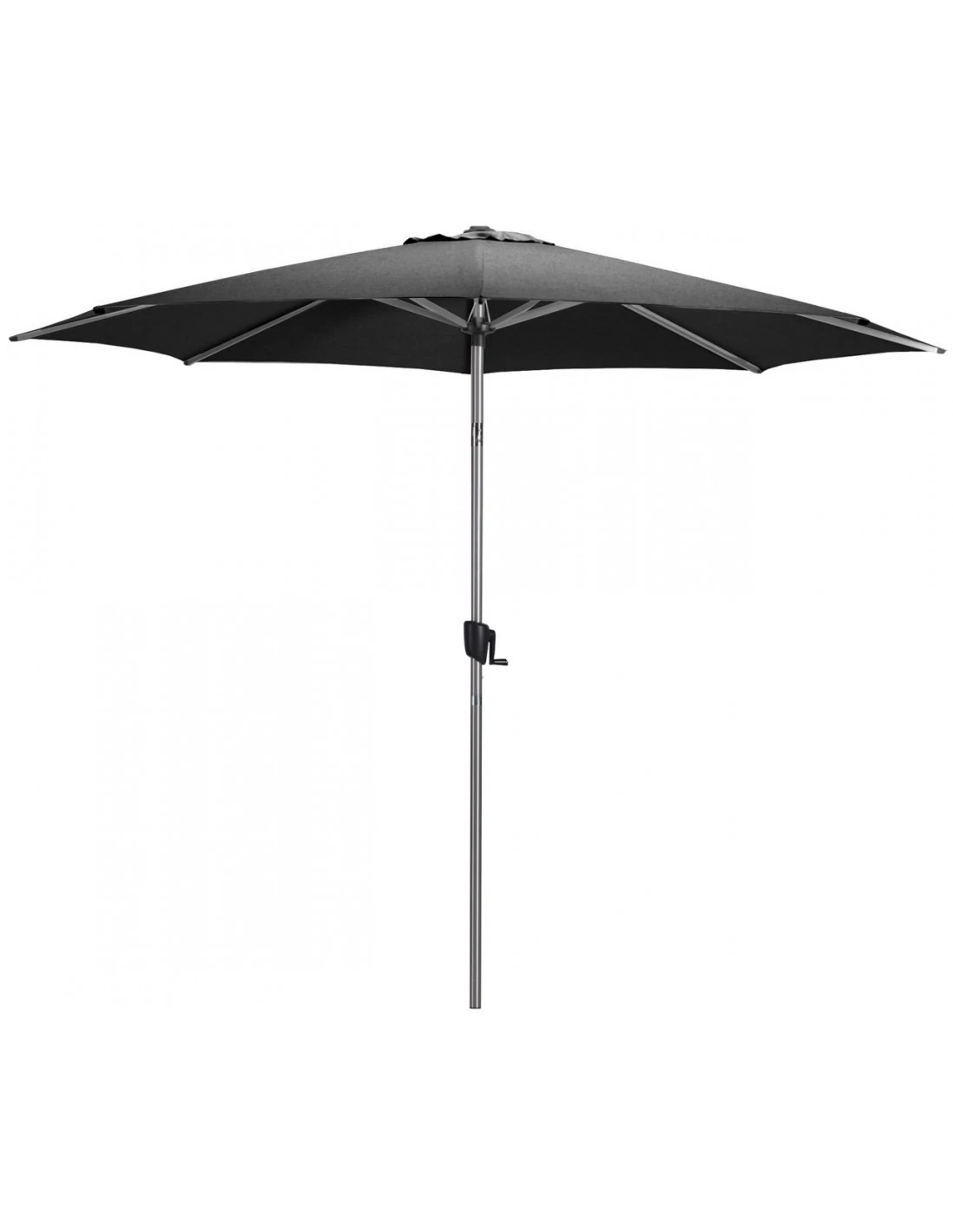 Parasol 300 Alu Anodisé Auto-inclinable Coloris Au Choix - Gris Chiné Foncé 3 Parasol 300 Alu Anodisé Auto-inclinable Coloris Au Choix - Gris Chiné Foncé