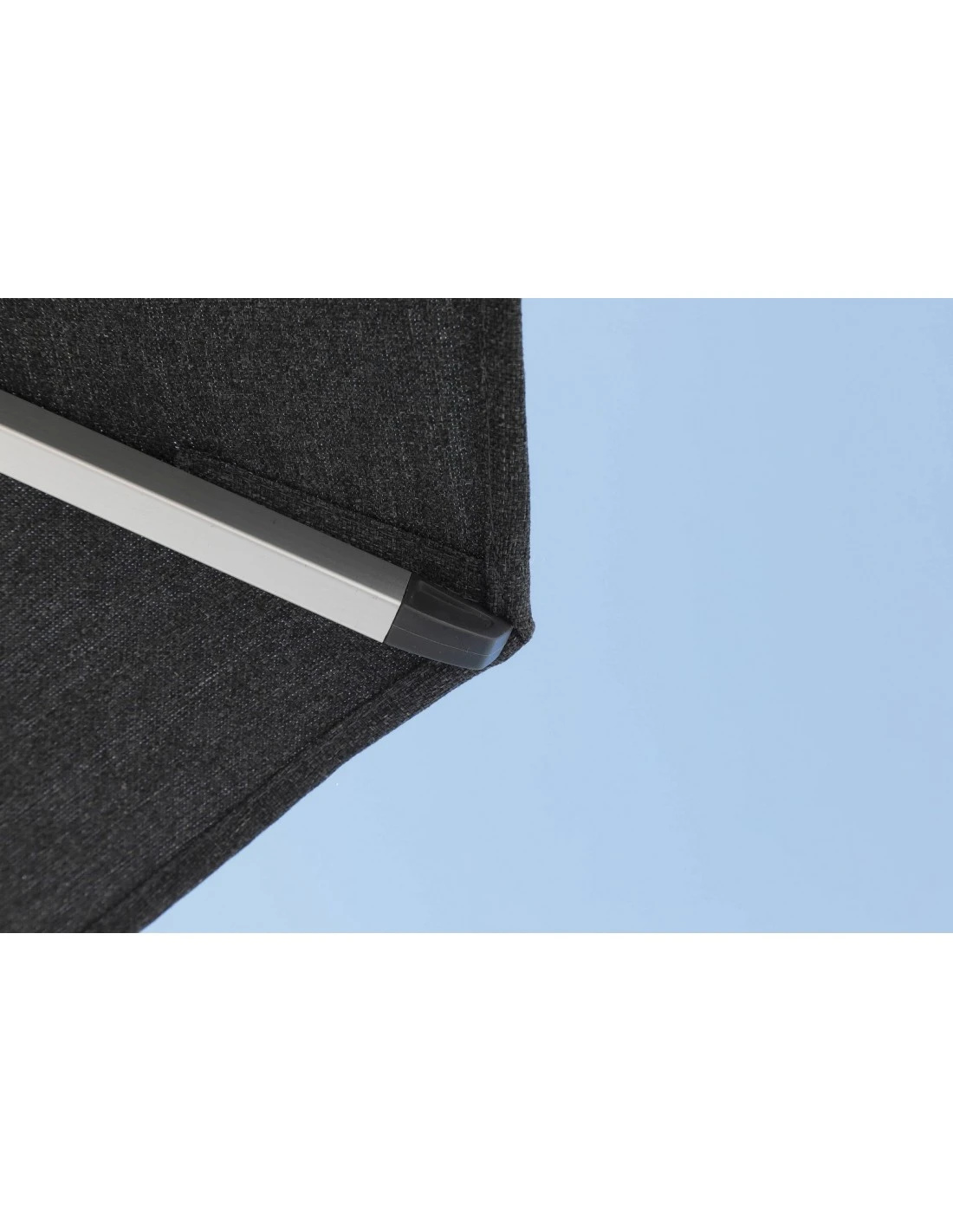 Parasol 300 Alu Anodisé Auto-inclinable Coloris Au Choix - Gris Chiné Foncé 5 Parasol 300 Alu Anodisé Auto-inclinable Coloris Au Choix - Gris Chiné Foncé – Image 3