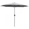 Parasol 300 Alu Anodisé Auto Inclinable Gris Chiné Clair 2 Parasol 300 Alu Anodisé Auto Inclinable Gris Chiné Clair -Petit Coin Vert Magasin parasol 300 alu anodise auto inclinable gris chine clair