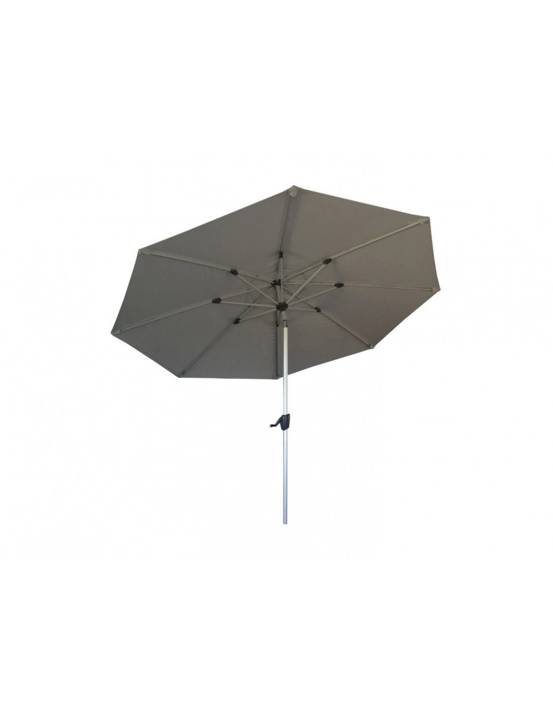 Parasol 300 Alu Anodisé Auto Inclinable Gris Chiné Clair 8 Parasol 300 Alu Anodisé Auto Inclinable Gris Chiné Clair – Image 6