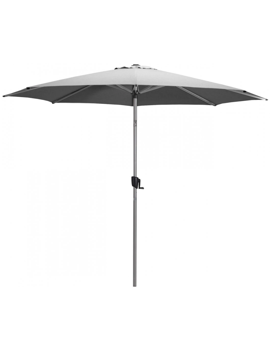 Parasol 300 Alu Anodisé Auto Inclinable Gris Chiné Clair 3 Parasol 300 Alu Anodisé Auto Inclinable Gris Chiné Clair