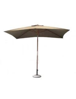 Parasol à Manivelle Inclinable 3 X 2 M Grey/Taupe
