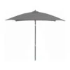 Parasol En Aluminium Doit 2x2 Inclinable - Gris -Petit Coin Vert Magasin parasol alu fibre droit 2x2 4 inclinable gris