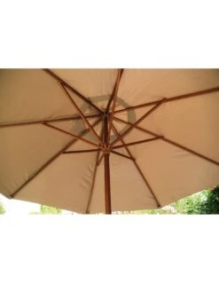 Parasol Bois Ø 3.5 M Ouverture à Manivelle 3 Coloris - Ecru 14 Parasol Bois Ø 3.5 M Ouverture à Manivelle 3 Coloris - Ecru -Petit Coin Vert Magasin parasol bois o 35 m ouverture a manivelle 3 coloris proloisirs 6