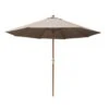 Parasol Bois Ø300 Cm Ouverture à Manivelle En 3 Coloris - Taupe -Petit Coin Vert Magasin parasol bois o300 cm ouverture a manivelle 3 coloris proloisirs 7