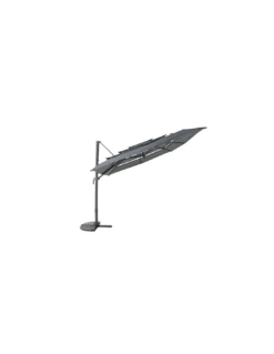 Parasol Déporté 3 X 3 M "air Vent" Anthracite