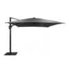 Parasol Déporté 3 X 3 M Elios Aluminium Toile Novasun 280gr/m² Gris Chiné Foncé 1 Parasol Déporté 3 X 3 M Elios Aluminium Toile Novasun 280gr/m² Gris Chiné Foncé -Petit Coin Vert Magasin parasol deporte 3 x 3 m elios aluminium toile novasun 280grm
