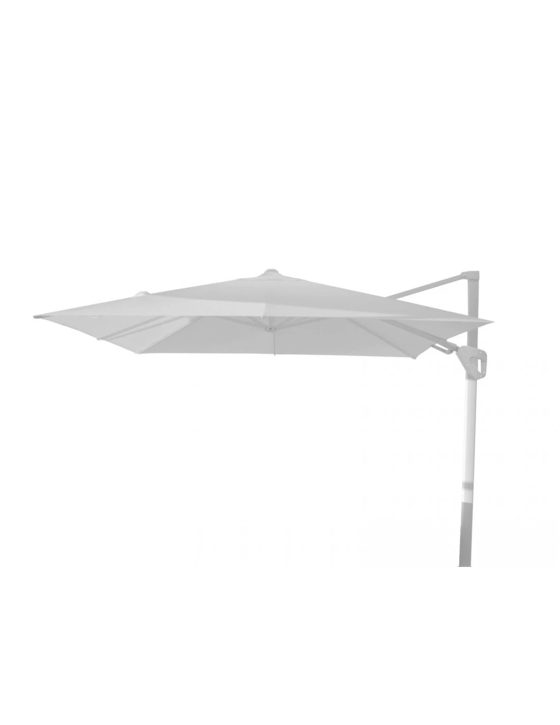 Parasol Déporté 3 X 3 M Orientable Elios Aluminium Et Toile Novasun Blanc 3 Parasol Déporté 3 X 3 M Orientable Elios Aluminium Et Toile Novasun Blanc