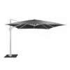 Parasol Déporté 3 X 3 M Orientable Elios Aluminium Mât Blanc Toile Sunbrella - Graphite 1 Parasol Déporté 3 X 3 M Orientable Elios Aluminium Mât Blanc Toile Sunbrella - Graphite -Petit Coin Vert Magasin parasol deporte 3 x 3 m orientable elios aluminium mat blanc toile sunbrella 3